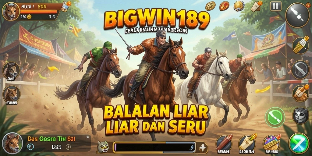 Gameplay seru dari BIGWIN189 dengan mobil balap cepat di track menantang.