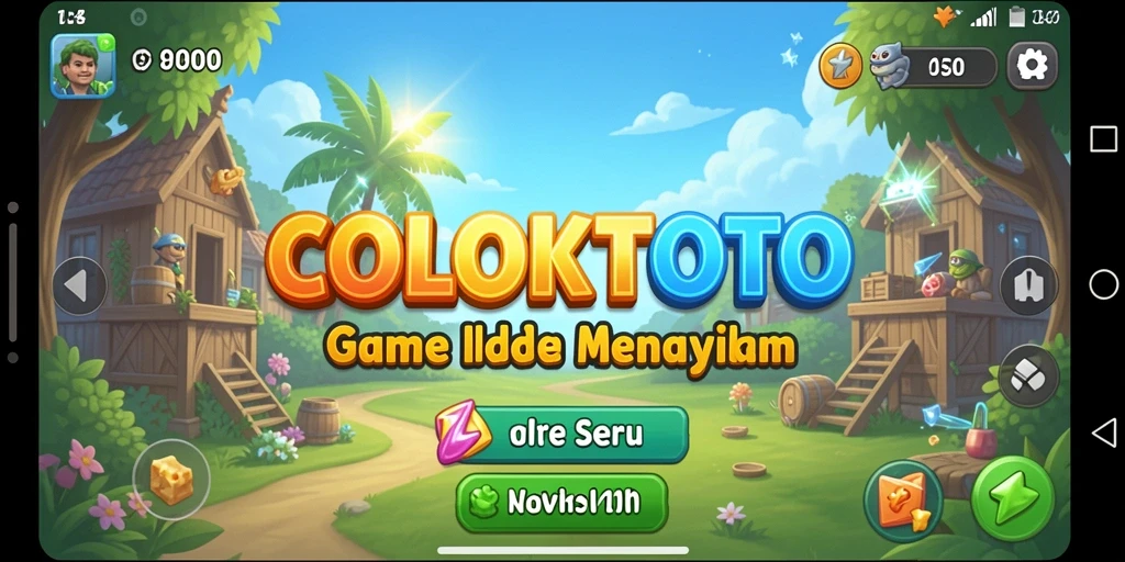 Tampilan gameplay menarik dari COLOKTOTO yang menunjukkan pengalaman Idle.
