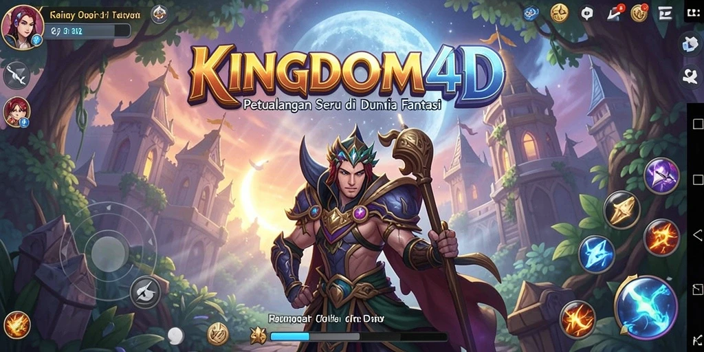 Gameplay seru dalam KINGDOM4D dengan pertarungan yang intens.